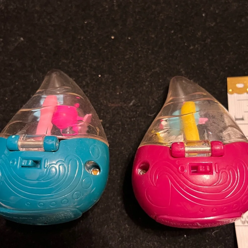 Lot of 2 Wild Planet Aquapets Dew Drops Voice Activated Interactive Aqua Pets